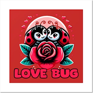 Valentine's Day Love bug xvi Posters and Art